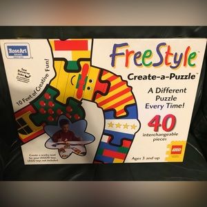 Lego rose art freestyle create a puzzle 40 piece. Brand new. Sealed.Never opened